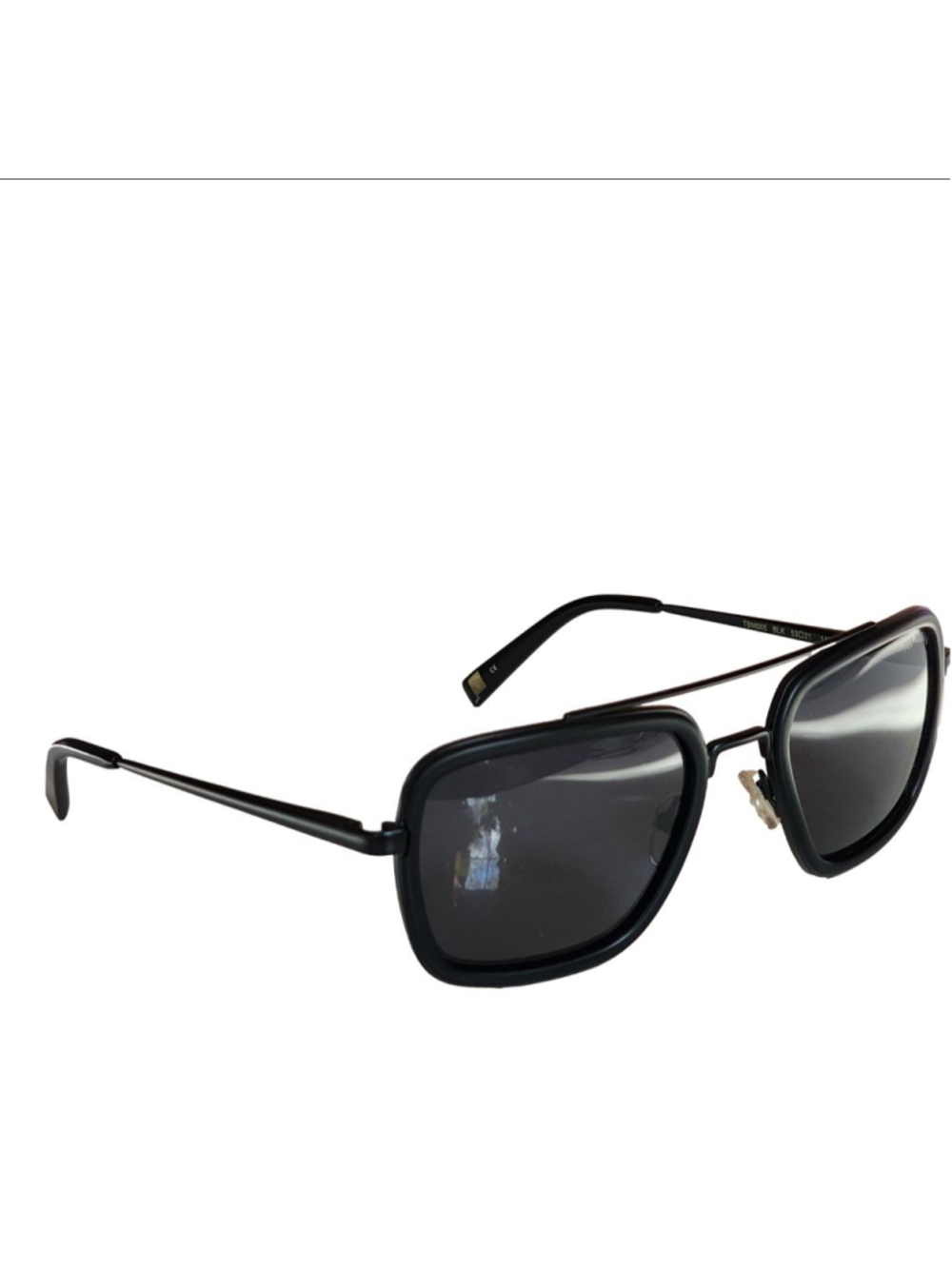 TED BAKER Men's NEW Black Aviator‎ Sunglasses TBM005